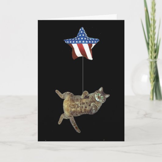 Carte Kitty fête 4 juillet (Devant)