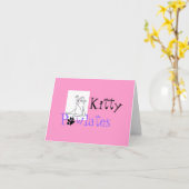Carte Kitty Pawlates (Fleur jaune)