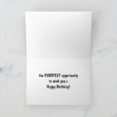 Carte Kitty primitif pour ami (Intérieur)