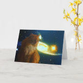 Carte Kitty Space (Fleur jaune)