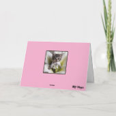 Carte Kitty Tulips (Dos)