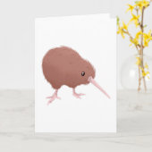 Carte Kiwi Bird (Fleur jaune)