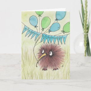 Carte Kiwi Bird Joyeux anniversaire