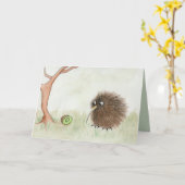 Carte Kiwi Bird & Kiwi Fruit (Fleur jaune)