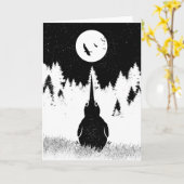 Carte Kiwi Flightless (Fleur jaune)