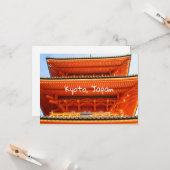 Carte Kiyomizu-dera temple, Kyoto, Japon (Devant/Arrière en situation)