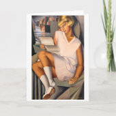 Carte Kizette en Rose | Tamara de Lempicka | (Devant)