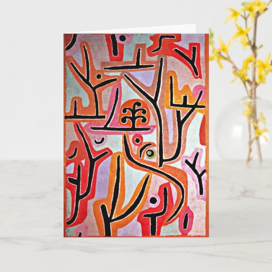 Carte Klee (Fleur jaune)