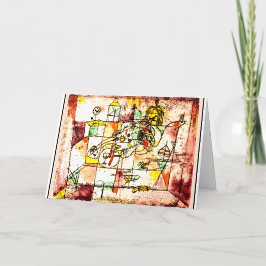 Carte Klee - 203 Moribundus, art abstrait (Devant)