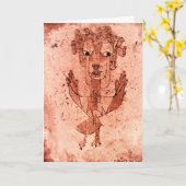 Carte Klee - Angelus Novus (Nouvel Ange) (Fleur jaune)