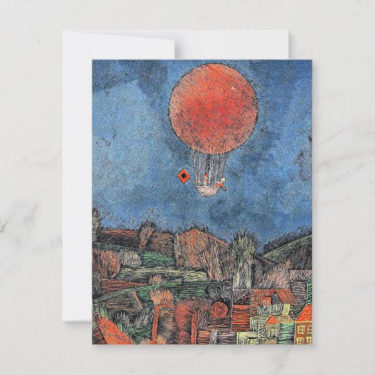Carte Klee - Balloon Der Luft (Devant)
