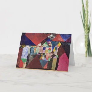 Carte Klee - Bijou municipal, aquarelle de 1917