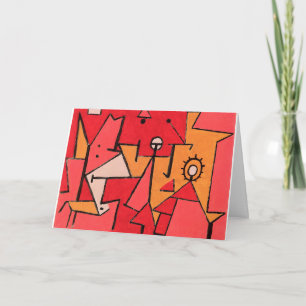 Carte Klee - Chaleur, peinture colorée,