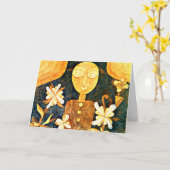 Carte Klee - Chinese Novella, (Fleur jaune)