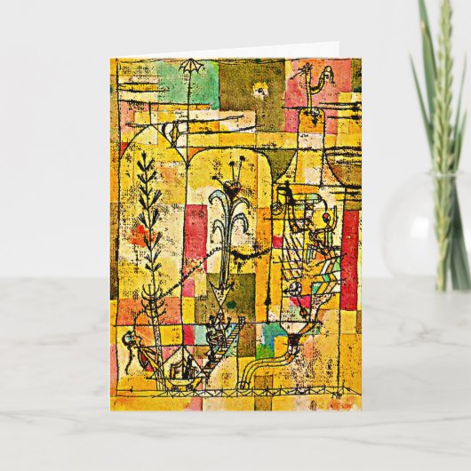 Carte klee - Conte de Hoffmann, célèbre peinture (Devant)