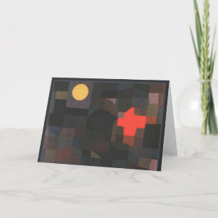 Carte Klee - Feu, Pleine lune,