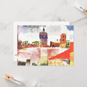 Carte Klee - Hammamet avec mosquée (Devant/Arrière en situation)