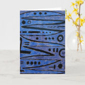 Carte Klee - Les traits héroïques du cou (Fleur jaune)