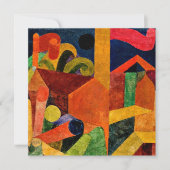 Carte Klee - Paysage avec drapeaux (Devant)