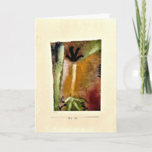 Carte Klee - Petit Arbre, art abstrait