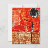 Carte Klee - Plante à la fin de l'automne (Devant)