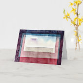 Carte Klee - Repos, peinture abstraite, (Fleur jaune)