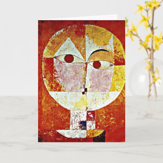 Carte Klee - Senecio (Fleur jaune)