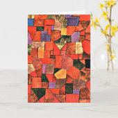 Carte Klee - Village de montagne Autumnal (Fleur jaune)