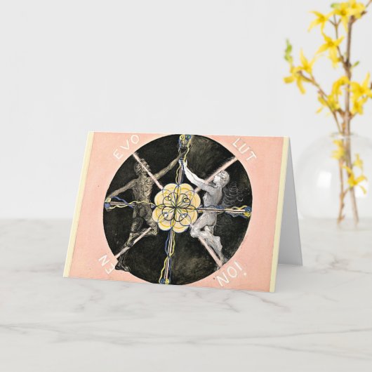 Carte Klint - Évolution No. 03, Groupe VI, abstract art (Fleur jaune)