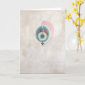 Carte Klint - La colombe n° 12 (Fleur jaune)