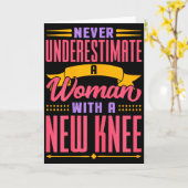 Carte Knee Replacement For Women New Knee Surgery Recove (Fleur jaune)