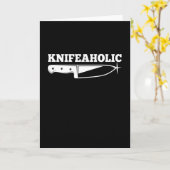 Carte Knife Knifeaholic Knife Collector (Fleur jaune)