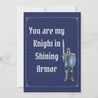 Carte Knight Valentine's Day