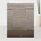 Carte Knit en patchwork en panier par Shirley Taylor (Dos)