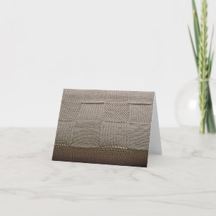 Carte Knit en patchwork en panier par Shirley Taylor