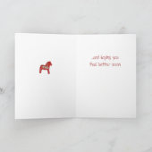 Carte Knitters Get Well (Intérieur)