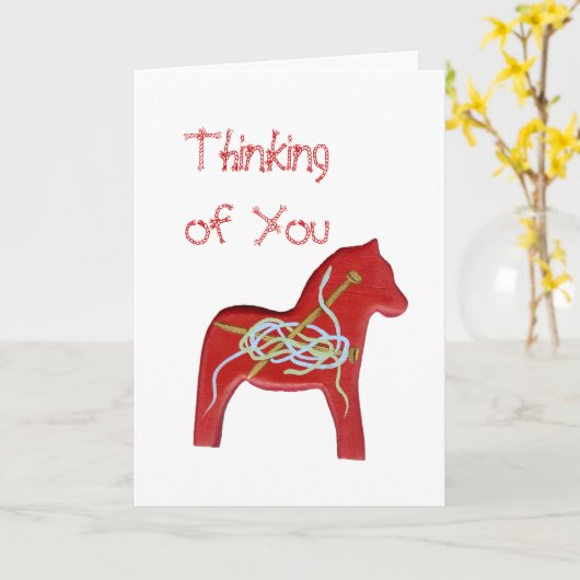 Carte Knitters Get Well (Fleur jaune)