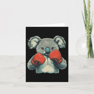 Carte Knockout Koala Ours Pour Un Jour Punchy Et Boxe Lo