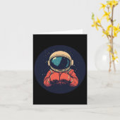 Carte Knockout Space Adventure Avec Cette Boxe Astronau (Fleur jaune)