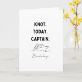 Carte Knot Today Captain Cruise Outfit Berkeley Californ (Fleur jaune)