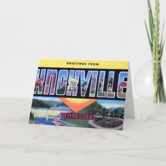 Carte Knoxville Tennessee (Devant)