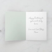 Carte Koala Bear Boys 1ère fête d'anniversaire (Intérieur)