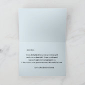 Carte Koala Bear grand merci Merci bleu rose (Intérieur)