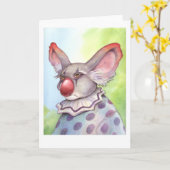 Carte Koala Clown (Fleur jaune)