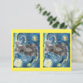 Carte Koala dans la nuit étoilée, Espèces en voie de dis (Debout devant)