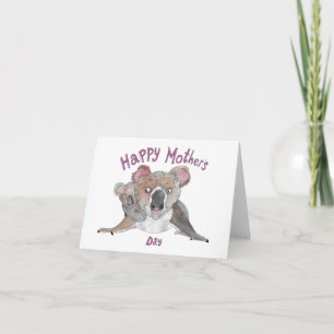 Carte Koala Fête des Mères