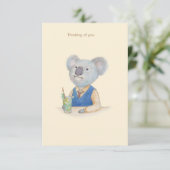Carte Koala & Mojito (Debout devant)