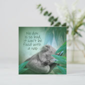 Carte Koala Nap (Debout devant)