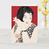 Carte Kobayakawa Kiyoshi - pompette (Fleur jaune)