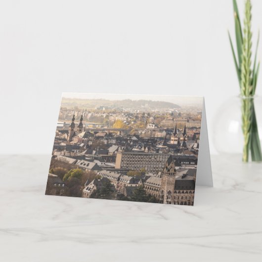 Carte Koblenz Allemagne (Devant)